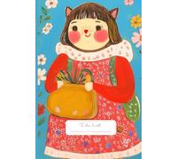 Chubby Child’s Happy Moments To Do List: A heartwarming and whimsical to do list notebook featuring an adorable chubby girl with cat ears, a bright smile, and a charming floral dress.