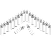 Chubby Gorilla 20 ml V3 Pet Unicorn bouteille vide transp. + bouchon transparent - lot de 20