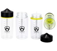 Chubby Gorilla 200 ml avec graduation V3 PET Unicorn bouteille vide + bouchon noir