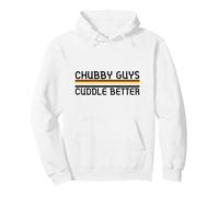 Chubby Guys Cuddle Better Drapeau Gay Bear Pride Sweat à Capuche
