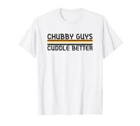 Chubby Guys Cuddle Better Drapeau Gay Bear Pride T-Shirt