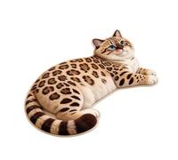 Chubby Tabby Cat Shaped Long Rug, Cute Cat Rug for Bedroom, Soft (#04,M) | Plush Sleeping Cat Floor Mat for Bedside, Sofa and Indoor Décor, Home Accent for Cat Lovers and Cat Themed Rooms
