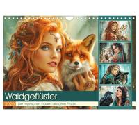 Chuchotements de la forêt. Les femmes mystiques des anciens sentiers, Version française (Calendrier mural 2026 DIN A4 portrait), Calendrier CALVENDO mensuel