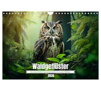 Chuchotements de la forêt - une promenade artistique à travers nos forêts, Version française (Calendrier mural 2026 DIN A4 portrait), Calendrier CALVENDO mensuel