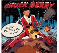 Chuck Berry Run Rudolph Run Evergreen Single (Vinyl)
