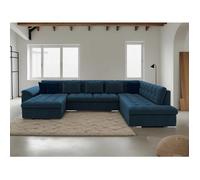 Chuck - canapé panoramique XXL - convertible avec coffre - 7 places - droit