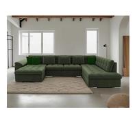 Chuck - canapé panoramique XXL - convertible avec coffre - 7 places - droit