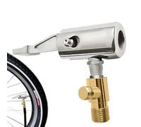 Chuck - Compresseur d'air haute performance - Adaptateur de buse en laiton avec poignée sûre pour voiture, camion, moto, pneu de vélo, pompe à air à raccord rapide pour garage et boutique