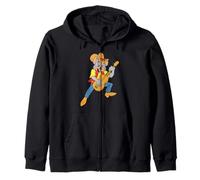 Chuck E. Cheese Cowboy Chuck E. Playing Guitar Distressed Sweat à Capuche