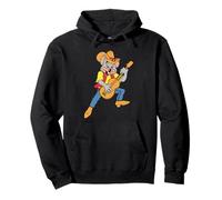 Chuck E. Cheese Cowboy Chuck E. Playing Guitar Distressed Sweat à Capuche