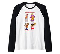 Chuck E. Cheese Mr. Munch Jasper & Pasqually Group Shot Manche Raglan