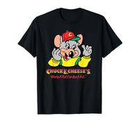 Chuck E. Cheese's Where A Kid Can Be A Kid Retro Chest Logo T-Shirt