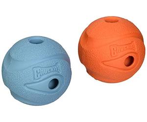 Chuck it - CHUCKIT! The Whistler 2-PK - Balle Qui siffle M en Caoutchouc Ø 6,5cm - pour Chien