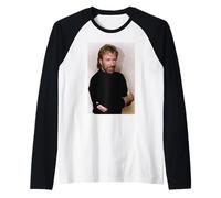 Chuck Norris Acteur et Expert en Arts Martiaux Walker Texas Ranger Manche Raglan