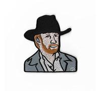 Chuck Norris Patch (7,6 cm) brodée fer à repasser/coudre sur badge DIY Applique sang Fist Kung Fu Walker Texas Ranger