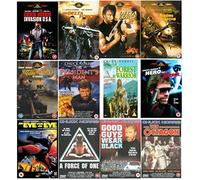 Chuck Norris Ultimate Complete DVD Movie Collection : Invasion USA / The Delta Force / Delta Force 2: The Columbian Connection / Missing In Action / Missing In Action 2 - The Beginning / The President's Man / Forest Warrior 1996 / Hero And The Terror / An Eye For An Eye / A Force of One / Good Guys Wear Black / The Octagon 1980 by Chuck Norris