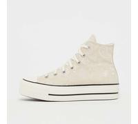 Converse - Sneakers compensées en toile - Chuck Taylor All Star Lift Natural Ivory/Egret/Black pour Femme - Taille 39 - Beige Beige 39