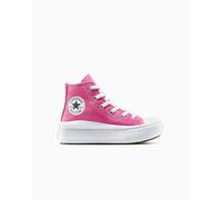 Baskets montantes enfant filles Converse CHUCK TAYLOR ALL STAR MOVE PLATFORM COLOR SPLASH Rose 28