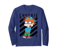 Chuckie Bande Noire avec Casquette de Baseball Manche Longue