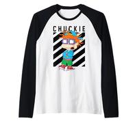 Chuckie Bande Noire avec Casquette de Baseball Manche Raglan