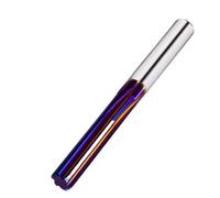 Chucking Reamer Set, Alésoir en carbure de tungstène, diamètre 2-20 mm, revêtement bleu HRC60, outil d'ébavurage trous, foret acier dur, 1 pièce(9mm)