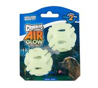 Chuckit! – Balle phosphorescente Air Glow Ball – structure alvéolée – Medium 6,5 cm Pack de 2