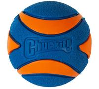 CHUCKIT!-Balle pour chien bleue caoutchouc Chuckit! Ultra Squeaker Ball - Taille Medium