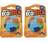 Chuckit! - EcoFetch Ball - Balle à Poursuivre pour Chien - Fabriquée en Caoutchouc Recyclé Résistant - Compatible avec Les Lanceurs Taille Medium - Diamètre de 6,5 cm (Lot de 2)