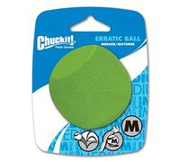 PetMate Canine Hardware Chuckit Erratic Ball Natural Rubber Randon Bounce 1Pk MD