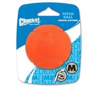 Chuckit Fetch Balle Jouet pour Chien De Caoutchouc, Robuste et Durable, Orange
