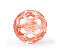 Chuckit! Holee Roller Balle puzzle à friandises pour chien, taille M (6,3 cm), orange - Jouet puzzle interactif à friandises et à mâcher pour chiens de 9,1 à 27,2 kg - Balle en caoutchouc durable pour