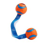Chuckit! Jouet pour chien Ultra Duo Tug avec balles et corde 6 cm Taille M