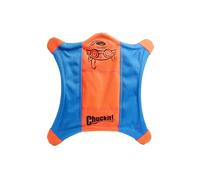 Chuckit! Jouet Rotatif pour Chien Motif écureuil Volant Orange/Bleu Taille L 27,9 x 27,9 cm