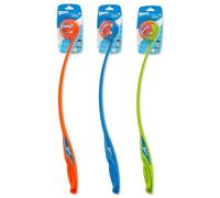 CHUCKIT! Lanceur de balle 25M - Vert, orange ou bleu - Pour chien
