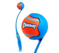 Chuckit! - Lanceur Junior 18M - Lanceur de Balle pour Chien - Poignée Ergonomique en Caoutchouc - Lanceurs en Plastique Souple et Robuste - Compatible avec Balle Medium - Longueur de 45,5 cm