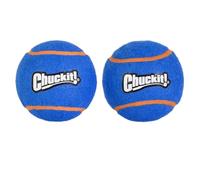 Chuckit! Lot de 2 balles de Tennis couinantes pour Chien, Taille XL (8,9 cm de diamètre) pour Races de Plus de 100 kg