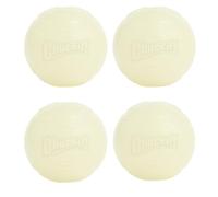 Chuckit! Lot de 4 balles rebondissantes phosphorescentes - Balle pour chiens, jouet Chuckit pour chien, balles phosphorescentes - Taille M, 6,3 cm