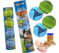 Chuckit SNIFF BALL set de 4 balles avec parfum BEKON et NUT BUTTER M