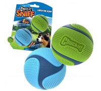 Chuckit Sniff Fetch Ball Bacon Parfumé Bleu