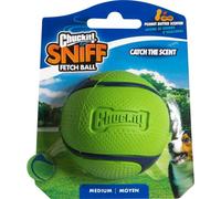 Chuckit Sniff Fetch Ball Beurre de Cacahuète Parfumé Vert