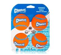 Chuckit! Balle de tennis - Taille: M, Variantes: Lot de 4