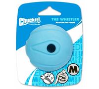 CHUCKIT! The whistler 2-PK - Balle qui siffle M en caoutchouc Ø 6,5cm - Pour chien