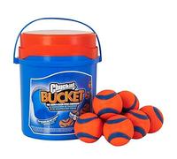 Chuckit! Ultra Ball - Jouet en Caoutchouc pour Chien - Ultra rebondissante et Durable - avec Seau - Compatible avec Les lanceurs - Lot de 8 balles (M)