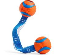 Chuckit! Jouet pour chien Ultra Duo Tug avec balles et corde 6 cm Taille M