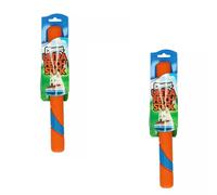 ChuckIt! Ultra Fetch Stick 27 cm | Pack Double | 2 x 1 pièce | Jouet pour chiens | En caoutchouc naturel robuste | Alternative aux bâtons en bois | Pour jeux de lancer et d'apport