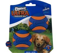 CHUCKIT Ultra Jouet Qui Couine Balle 2 Paquet