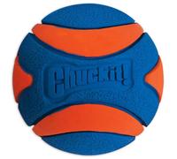 CHUCKIT! Ultra squeaker Balle avec sifflet L en caoutchouc Ø 7,5cm - Pour chien