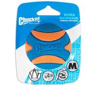 CHUCKIT! Ultra squeaker Balle avec sifflet M en caoutchouc Ø 6,5cm - Pour chien