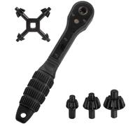 CHUCKS Ratchets Set 2 In 1 Wrench Et 4 In 1 Adapté Bancs Exercices Et À L'outil Électrique Drill Catchets
