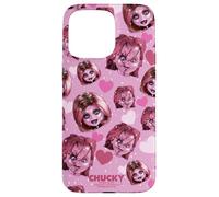 Chucky and Tiffany Hearts All-Over Print Coque pour iPhone 15 Pro Max